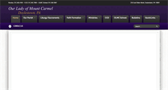 Desktop Screenshot of ourladymtcarmel.org