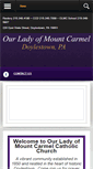 Mobile Screenshot of ourladymtcarmel.org