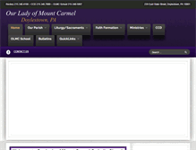 Tablet Screenshot of ourladymtcarmel.org